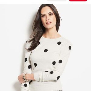Polka dot sweater